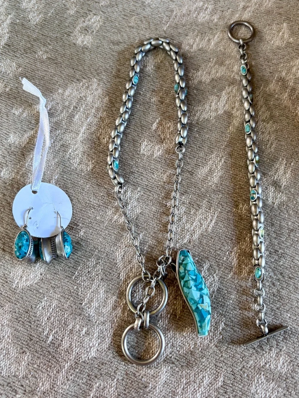 Kenneth Cole 3 pc Turquoise Set